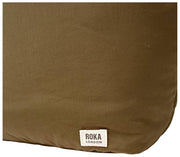 Roka Oxford Medium Taslon Schoudertas - Mosbruin