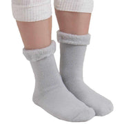 totes-toasties-2-pack-brushed-thermal-bed-socks---greyoat-beige-34475696