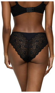 Triumph Amourette Tai-knickers met hoge pijpen - Zwart