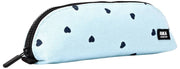 Roka Tate klein katoenen canvas etui - hartprint blauw