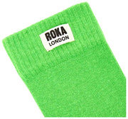 Roka Wimbledon Crew Sokken - Online Lime