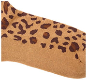 Roka Wimbledon Crew Sokken - Savannah Leopard Zandbeige