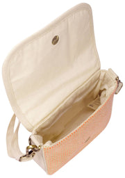 Hindbag Margault Geweven Schoudertas - Koraalrood