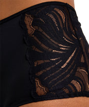 Falke Delicate Touch Mid Taille Slip - Zwart