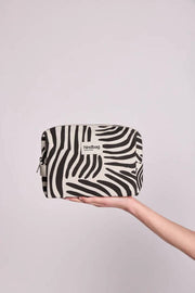 Hindbag Leon Toilettas - Ecru Zebra