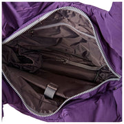 Roka Oxford Medium Taslon Schoudertas - Gothic Grape Purple