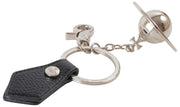 Vivienne Westwood 3D Orb-sleutelhanger - zwart/zilver