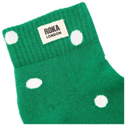 Roka Wembley Enkelsokken - Amazon Dot Groen/Wit