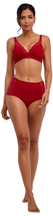 Falke Delicate Touch Mid Taille Slip - Ventimiglia Rood