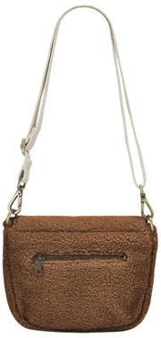 Hindbag Margault Teddy Schoudertas - Bruin
