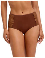 Falke Delicate Touch Mid Taille Slip - Hertenbruin
