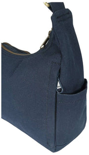 Hindbag Emile Multi Pocket Schoudertas - Marineblauw