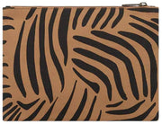 Hindbag Ema Medium etui met ritssluiting - Zebra Cinnamon Brown