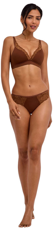 Falke Delicate Touch High Apex BH - Hertenbruin