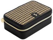 Stackers Luxe reissieradendoos - Zwart Raffia