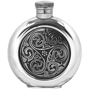 english-pewter-company-4oz-round-celtic-disk-flask---silver-34473081