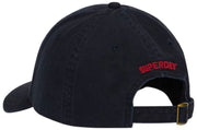 Superdry & Co SD-geborduurde baseballpet - donkerblauw