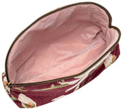 Elie Beaumont Serendipity Velvet Cosmetisch Etui - Burgundy Magnolia