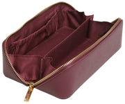 Alice Wheeler London Luxe kleine treinkoffer - Berry Red