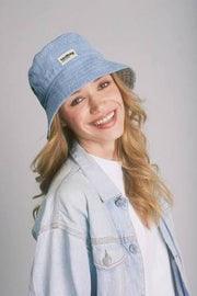Hindbag Bob Bucket Hat - Denim Blauw