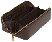 Alice Wheeler London Luxe kleine treinkoffer - chocoladebruin