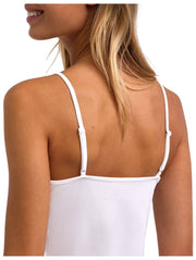 Falke Daily Naadloze Spaghettitop - Wit