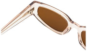 MessyWeekend Hart Blue Light Zonneleesbril - Bruin/Paloma Beige