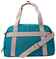 Roka Gatwick kleine plunjezak van gerecycled canvas - diep blauwgroen