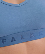 Falke Daily Comfort 2-pack bustier bralette - blauw/beige