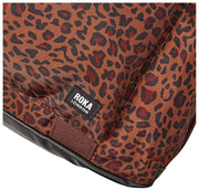 Roka Gatwick Medium plunjezak van gerecycleerd canvas - Mini Luipaardbruin