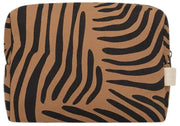 Hindbag Leon Toilettas - Zebra Kaneelbruin
