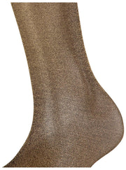 Falke Glitter 30 Denier Kniekousen - Zwart/Goud