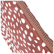 Roka Brick Lane laptoptas van gerecycled canvas - Bruine vlek