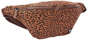 Roka Mill Hill katoenen canvas heuptasje - Mini Leopard Brown