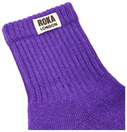 Roka Windsor Solid Crew Sokken - Paars