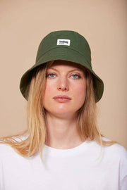 Hindbag Bob Bucket Hat - Olijfgroen