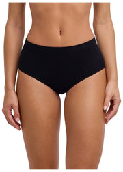 Falke Daily Naadloze Mid Taille Slip - Zwart