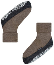 Falke Cosyshoe Slipper Sokken - Bruin Mel