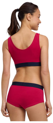 Falke Daily Comfort Print 2-Pack hipster slip - rood/zwart