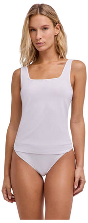 Falke Daily Naadloos Vesttopje - Wit