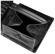 Dents Itchen Coin Bifold Portemonnee - Zwart