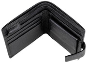 Dents Aire Coin Bifold Portemonnee - Zwart