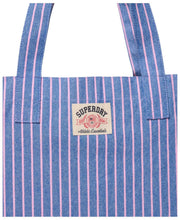Superdry & Co Oxford Gestreepte Draagtas - Broker Marine/Roze Gestreept