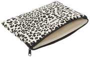 Hindbag Ava Medium 15inch Laptoptas - Luipaard Gebroken Wit
