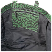 Roka Marylebone grote katoenen canvas oversized draagtas - Artisjokgroen