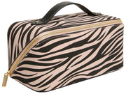 Alice Wheeler London Treinkoffer met Dierenprint - Zwart/Zebra