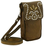 Campomaggi Siena Stud Telefoonhouder Tas - Militair Groen