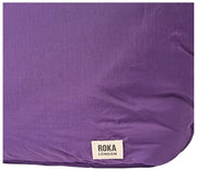 Roka Oxford Medium Taslon Schoudertas - Gothic Grape Purple