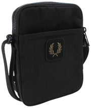 Fred Perry Crinkle Nylon Kleine Zijtas - Zwart