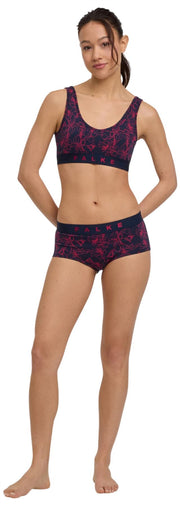 Falke Daily Comfort Print 2-Pack hipster slip - rood/zwart